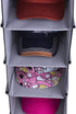 WRITENBACO Hanging Closet Hat Rack 10 Shelf Organizer, Baseball Caps and Hats Storage Holder (Grey)
