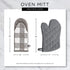 DII Lattice Basics Collection Kitchen Essentials, Oven Mitt & Potholder Set, Honey Gold, 2, Piece