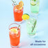 GoodGlassware Highball Glasses (Set of 4) 13.5 oz - Tall Drinking Glass with Heavy Base - for Water, Juice, Cocktails, and Beverages - Dishwasher Safe, Perfect for Kitchen & Bar