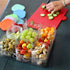 Yumbox Chop Chop Glass Meal Prep Food Storage Cubes 12oz - Juicy Pink