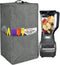 Blender Dust Cover with Accessory Pocket Compatible with Ninja Foodi, Waterproof,Easy Clean,Grey