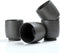 TEANAGOO Pottery Chinese Tea Cup Tea Cup, 5.8 Oz, Junware, TC03 Grey, 4 Pcs/box, Occupied Japan Tea Cups Porcelian Asian Tea Cups No Handles Japanese Tea K Cups