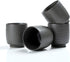 TEANAGOO Pottery Chinese Tea Cup Tea Cup, 5.8 Oz, Junware, TC03 Grey, 4 Pcs/box, Occupied Japan Tea Cups Porcelian Asian Tea Cups No Handles Japanese Tea K Cups