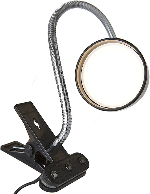 Newhouse Lighting Clamp White Clip Light LED Lamp, Black (NHCLP-LED-BLK)