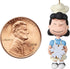 Hallmark Keepsake 0.98" Miniature Christmas Ornament 2021, The Peanuts Gang Baker Lucy, Mini