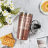 Thank You Gifts for Women, You're Awesome Travel Tumbler, Graduation Appreciation Birthday Gift for Her Teacher Friend Mom Wife, Insulated Stainless Steel Travel Tumbler with 2 Lids(20 oz, Rose Gold)