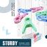 Beach Towel Clips Chair Cruise Holder - Fashion Colors Plastic Quilt Hanging Clamps Jumbo Size 12 Pack for Pool Loungers Clothes Blanket Swimsuits,Curtains