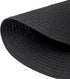 SHACOS Round Braided Placemats Set of 6 Washable Cotton Polyester Woven Round Table Mats 15 inch Heat Resistant (Black, 6)