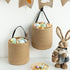 Goodpick 2pack Jute Hanging Basket - 7.87" x 7" Small Woven Fern Hanging Rope Basket Flower Plants Wall Basket Decor Set Boho