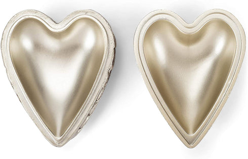 DEMDACO Always and Forever Silver Tone 4 x 3 Resin Stone Art Heart Keeper Figurine