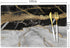 Linen Placemats Set of 4,Placemats for Dining Table,Black Gold White Marble,Washable Heat Resistant Non-Slip Woven Placemats for Home Kitchen Restaurant Decoration
