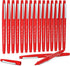 Lelix Felt Tip Pens, 15 Red Pens, 0.7mm Medium Point Felt Pens, Felt Tip Markers Pens for Journaling, Writing, Note Taking, Planner, Perfect for Art Office and School Supplies