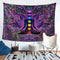 Seven Chakra Tapestry - Bohemian Mandala Spiritual Tapestries Yoga Meditation Wall Hanging Boho Studio Room Art Home Decoration Gift Bedroom Decor Living Room Divider Door Curtain Balcony Sheer 78.7" × 59.1"