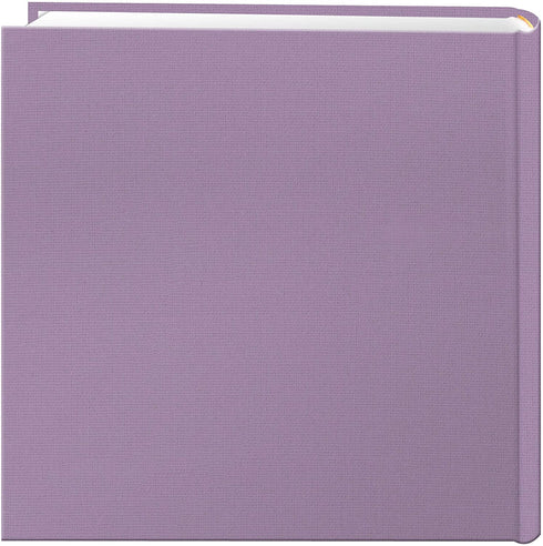 Fabric Frame Cover Photo Album 200 Pockets Hold 4x6 Photos, Misty Lilac