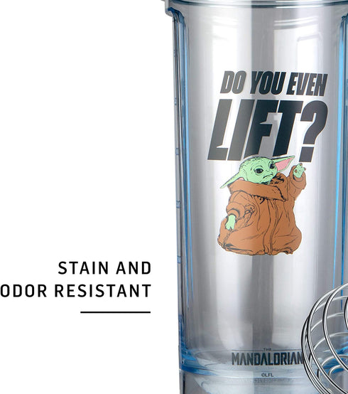 Blender Bottle Star Wars Shaker Bottle Pro Series Perfect for Protein Shakes and Pre Workout 28-Ounce This Is The Way
