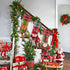 JUOIFIP 23'' Large Christmas Stockings Set of 3 - 3D Santa Snowman Reindeer Personalized Christmas Hanging Stockings Christmas Fireplace Stairs Decorations for Family Holiday Party