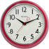 Westclox Retro 1950 Kitchen Wall Clock, 9.5-Inch, Red