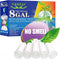 OKKEAI Medium Trash Bags Biodegradable Garbage Bags 8 Gallon White Thicker 0.98 MIL Kitchen Trash Bags Wastebasket Liners for Bathroom,Home Office, Lawn,60 Count,Clear (Fits 7-10 Gallon Bins)