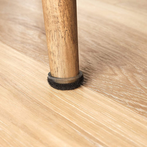 Super Sliders 4338595N Formed Felt Furniture Movers for Hardwood Floors, 1 Inch, Brown, 20 Count