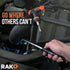 RAK Magnetic Pickup Tool - Telescoping Magnet Stick with 3 LED Lights and Extendable Neck up to 22 Inches - Gifts for Dad, Husband, Truck Driver, Handy Men or Women