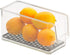 Spectrum Diversified Hexa in-Fridge Large Refrigerator Bin for Storage and Organization of Fruit Vegetables Produce and More, 8.5 x 4 x 4.25, Clear/Dark Gray