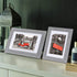 Hongkee 4x6 Picture Frame,Made of Solid Wood and High Definition Glass,Set of 4 Washed Grey(HK012015-SD4X6-WG(4PK))
