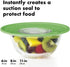 OXO Good Grips 3 Piece Reusable Silicone Lid and Splatter Guard Set, Green, (S, M, & L - 3 Piece Set)