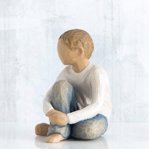 Willow Tree Caring Child, Sculpted Hand-Painted Figure