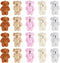 20 Pieces Mini Stuffed Bears Small Plush Doll Bears Soft Animal Toys Tiny Bears for 2021 Graduation Birthday Wedding Decorations Party Favors (Basic Style)