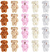 20 Pieces Mini Stuffed Bears Small Plush Doll Bears Soft Animal Toys Tiny Bears for 2021 Graduation Birthday Wedding Decorations Party Favors (Basic Style)