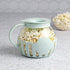 Ecolution Patented Microwave Micro-Pop Popcorn Popper, Borosilicate Glass, 3-in-1 Lid, Dishwasher Safe, BPA Free, 3 Quart Family Size, Aqua