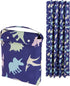Amazon Basics Portable Window Blackout Curtain Shade with Suction Cups for Travel, Kids, and Baby Nursery - 50" x 78", Multi-Color Dinosaurs - 1-Pack