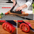 WARSUN Electric Knife Sharpener, Kitchen Knife Sharpening, Professional Knife Sharpener Electric Tool for Chef Knife, Black(Upgraded),not for Ceramic, Serrated Knives