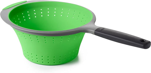 OXO Good Grips Silicone Collapsible Strainer, 2 Quart,Green