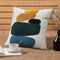 JASEN Boho Throw Pillow Covers 18x18, Modern Soft Neutral Decorative Pillow Covers, Bohemian Abstract Geometric Square Pillow Case for Sofa Bedroom Living Room
