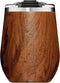 BrüMate Uncork'd XL MÜV - 100% Leak-Proof 14oz Insulated Wine Tumbler with Lid - Vacuum Insulated Stainless Steel Wine Glass - Perfect For Travel & Outdoors (Walnut)