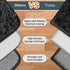 Yome Black Rug for Bedroom, Bedroom Rug, Shaggy Home Decor Floor Rug, Ultra Soft Carpet for Bedroom, Living Room, Book Room,Children Bedroom, Fluffy Rug 4 x 5.3 Feet.