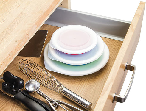 Progressive Prepworks Thinstore Collapsible Prep/Storage Bowls with Lids - Set of 3