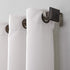 No. 918 Montego Casual Textured Grommet Curtain Panel, 48" x 84", White