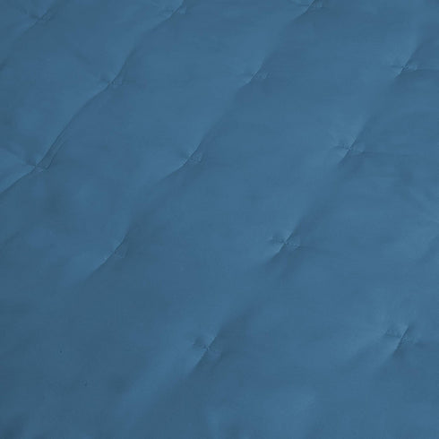 Amazon Basics Tufted Stitch Comforter Set - Soft, Easy-Wash Microfiber - Full/Queen, Deep Teal