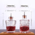 Bitters Bottle Set of 2 Cocktail Glass Bitters Bottle for Cocktail with Metal Dasher Top, SET002 (Set of 2)