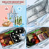Ladbodun XL Insulated Reusable Grocery Shopping Tote Bag, Insulated Cooler Bags, Waterproof, Sturdy Zipper, Stands Upright