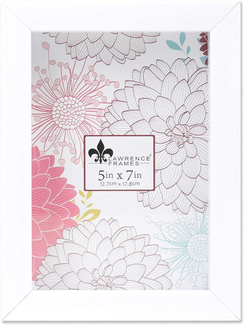 Lawrence Frames 785257 Shadow Box Frame, 5x7, White