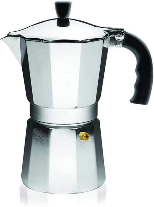 IMUSA USA Large Aluminum Stovetop 9-cup Classic Italian and Cuban Espresso Maker (B120-44V)