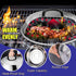 Professional Melting Dome Lid Set of 3, Leonyo 12"- 9" Metal Steam Basting Cover for Griddle Grill Top, Stainless Steel Griddle Accessories for BBQ Flat Top Kitchen Cooking Burger Cheese , Heat Proof
