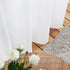 NICETOWN Sheer Curtains Panels for Windows, Solid Pure White Living Room Window Dressings Curtain Panels/Drapes for Large Window (2-Pack, 54 Wide x 96 inch Long)