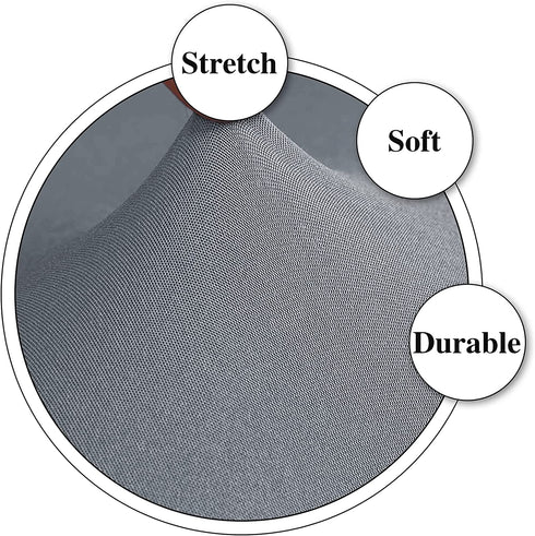 TMEOG 4/6Pcs Chair Cover Stretch Removable Washable Armless Dining Room Chair Protector Cover Seat Slipcovers Solid Color/Printed for Hotel,Ceremony,Banquet,Kitchen,Restaurant,Home