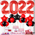 Graduation Decorations 2022 Red and Black - Red 2022 Balloons, 40 Inch | Class of 2022 Decorations Red and Black | Graduation Balloons 2022 | Graduation Party Decorations 2022 | Class of 2022 Balloons