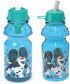 Zak Designs Disney 2 Plastic Push Button Action and Locking Lid Includes Portable Carry Loop, Leak-Proof Design is Perfect for Outdoor Sports, BPA-Free, 14oz, Frozen Water Bottle