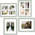 Hongkee 11x14 Picture Frame Set of 2,Green Photo Frame of Rustic Style,Multi 11 by 14 Photo Frame for Wall or Tabletop Display(HK042515-MD11X14-GW(2PK))